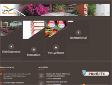 Tablet Screenshot of lyceenordcaraibe.com